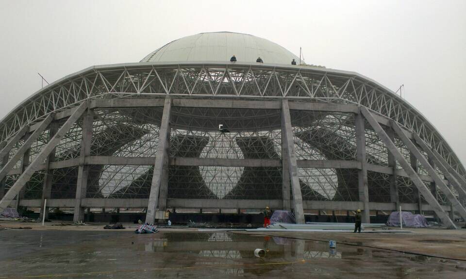 银川温泉馆网架工程